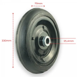 RODA MACIÇA 330 X 8